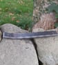 Hand Forged Steel Incense Holder - Scalloped Edge Incense Stick Holder - Image 2