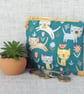 Small purse, coin purse, cats