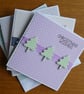 Set of 4 Polka Dot Christmas Tree Cards - Pastels - Image 10