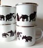 Tapir - Enamel Mug - Image 2