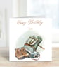 Camping Son Birthday Card