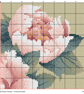 237 - Peony Cross Stitch Pattern: Chinese Ink Painting Style (PDF Counted Chart) - Image 4