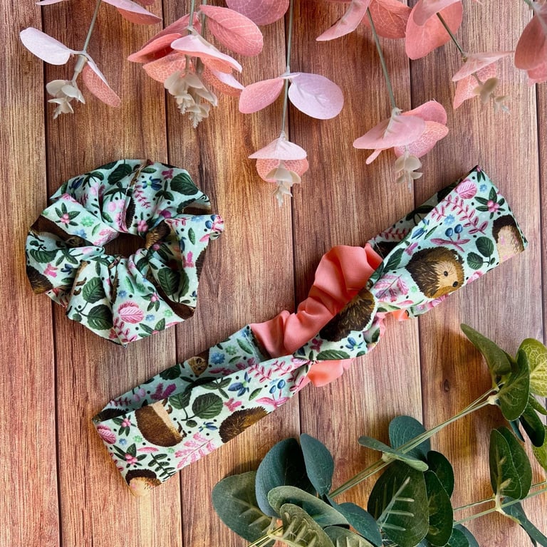 Hedgehog Lover Gift - Hair Accessories Gift Set