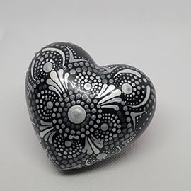 Heart shaped pebble