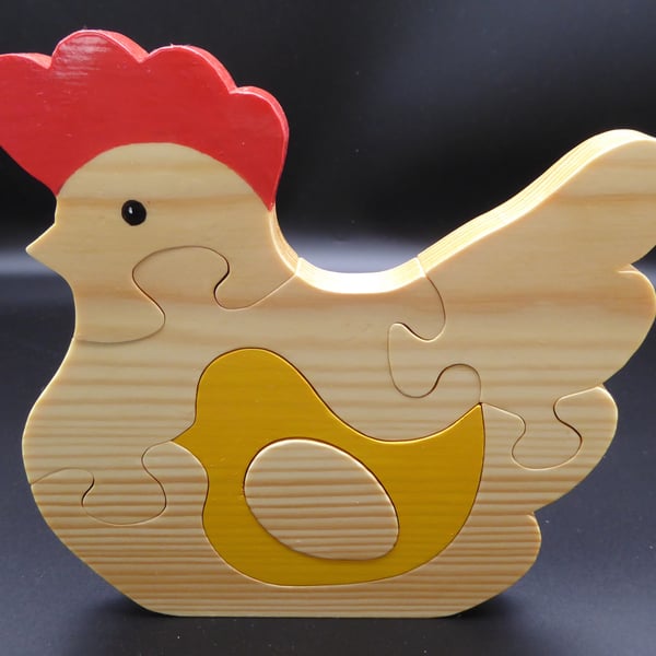 Wooden Chicken Puzzle