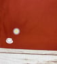 Organic Cotton Daisy tote bag. Terracotta Earth brown Autumnal flower shopper.  - Image 5