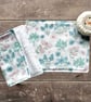 Handmade 2 Pk Face Wipes, Face Cloths, Face Flannels, Eco-Friendly Wipes-FCW28 - Image 2
