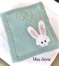 CROCHET PATTERN, PDF pattern, Baby Blanket pattern, Bunny blanket PATTERN - Image 1