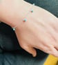 Sterling Silver and Turquoise Bracelet  - Image 1