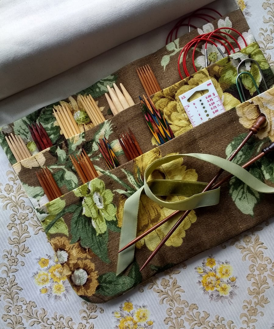 The "Georgie" Knitting Needle wrap