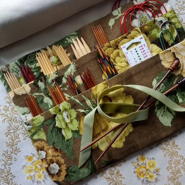 The "Georgie" Knitting Needle wrap