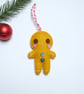 Gingerbread man hanging decoration - Image 1