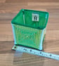 Medium container for office items - green, yellow, white mix - Image 2