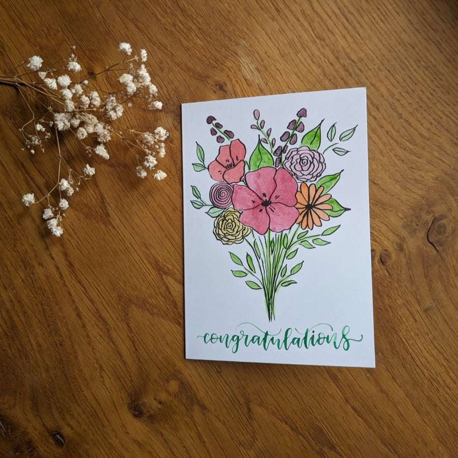 Card "Congratulations" - can be personalised