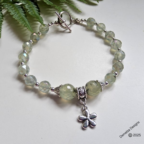 Designer Mystic Prehnite Bracelet 