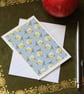 Pear mini note cards - pack of 4 blank greetings cards, A7  - Image 4