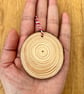 Wooden Christmas decorations - set of 5 decoupage ornaments - tree decorations