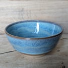 Turquoise toasted nibble bowl