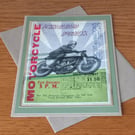 Vintage Grand Prix Motorcycle All Occasion Card