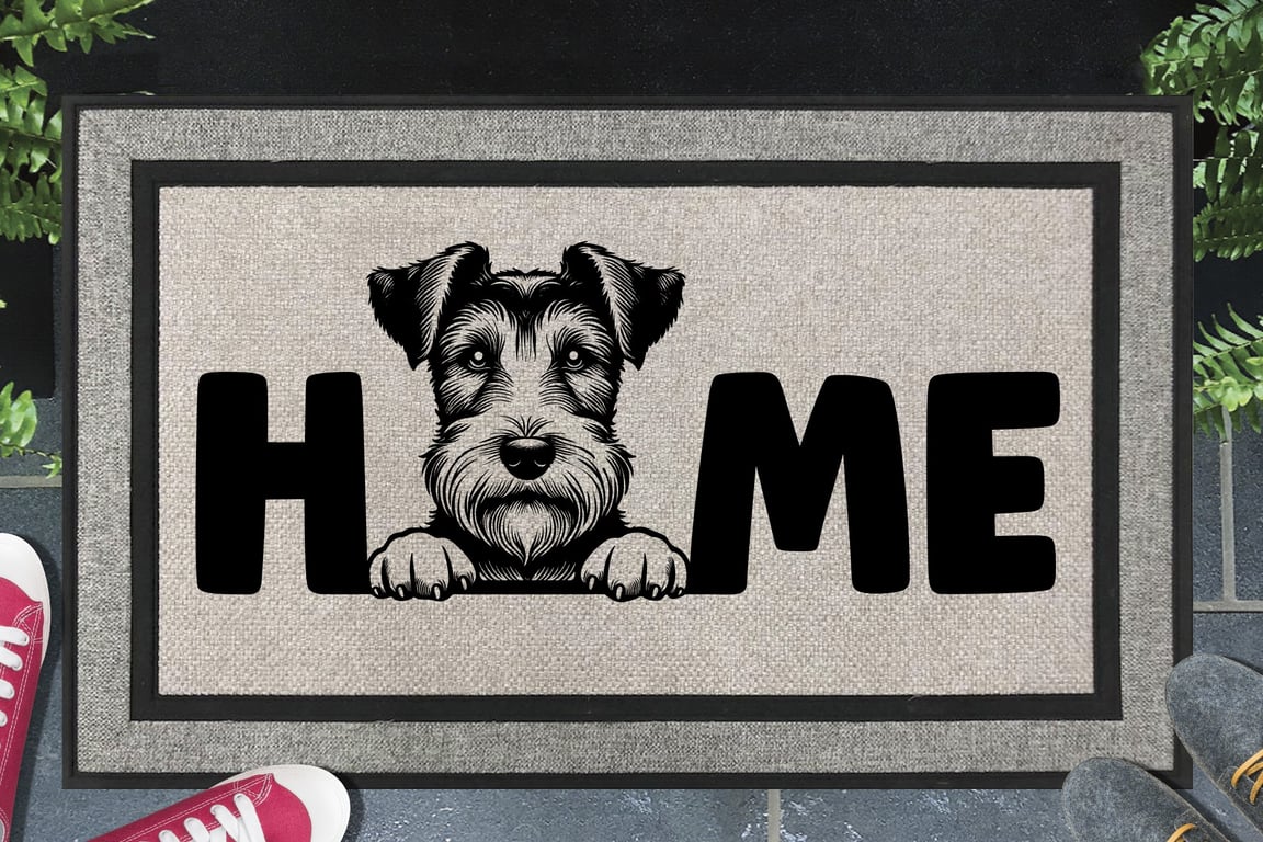 Fox Terrier Home Door Mat No.2 - All Weather Welcome Mat - 45x70cm 