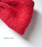 Suit accessories - Men's red knitted bow - Handmade wedding - Image 2