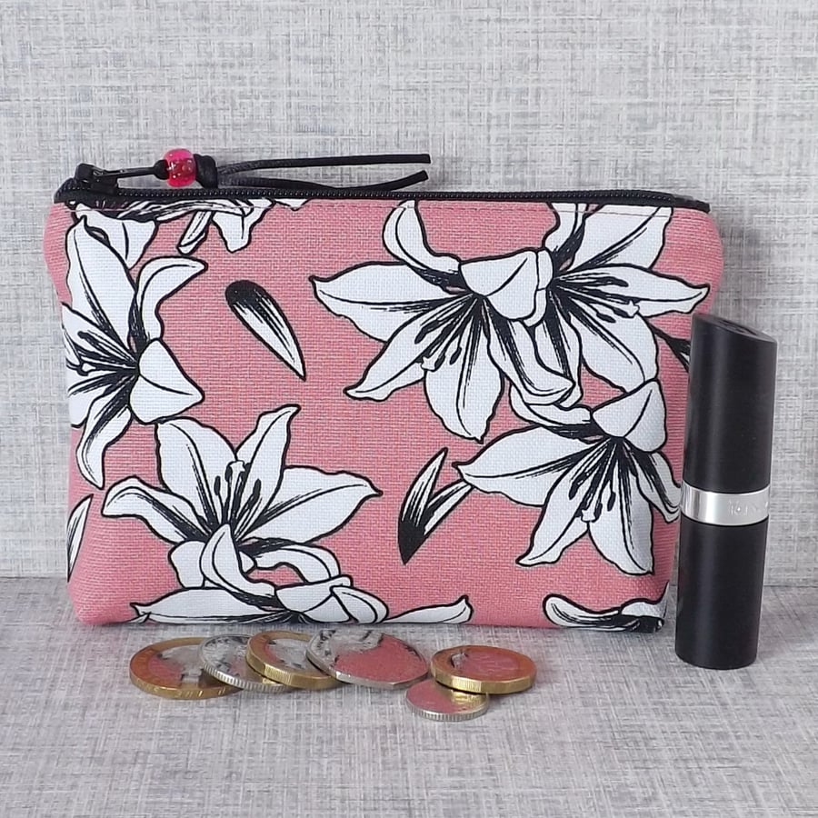 Coin purse, make up bag, liles