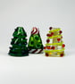 Handmade Christmas lamp work glass beads - Image 3