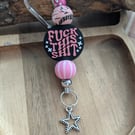 Cheeky bag charm, fun gift for her , handbag accessory 