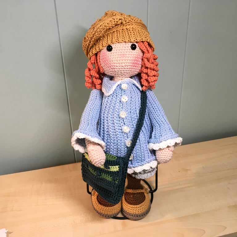 Amigurumi Doll for Collector. Crocheted Doll for Display. Art Doll for Over 14’s