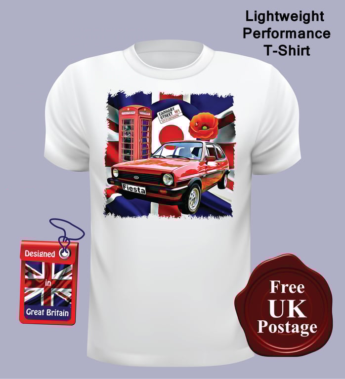 Ford Fiesta MK1 XR2 T Shirt, Mens T Shirt, Choose Your Size