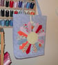 PATCHWORK FLOWER  TOTE BAG - Image 2