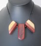 Padouk Wood Chunky Pendant - Image 5