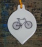 Porcelain bicycle decoration - Image 1