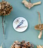 Great spotted woodpecker British Bird mini wall plate  - Image 2