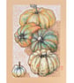 Pumpkins original drawing, pumpkin wall art, kitchen wall decor - Image 2