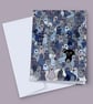 Cute Pigeon Card, Cat Among The Pigeons Card, Funny Blank Greeting Card