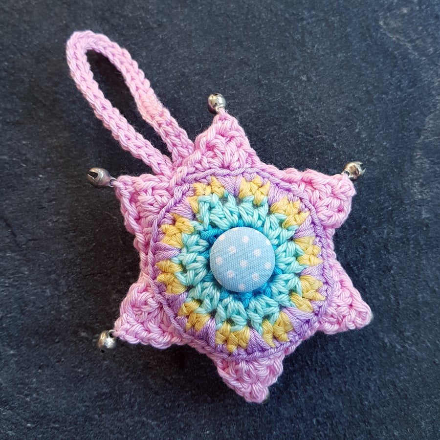 Pink Star Bauble