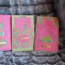 3-pack super bright slim notebooks-jotters-journals perfect for handbag-rucksack