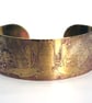 Brass rook crow Cuff - medium size - Image 1