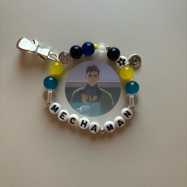 Mecha Man Robert Robertson Dispatch inspired handmade bracelet