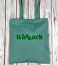 Wazzack Organic Cotton bag shopper. Bright insult tote - Image 5