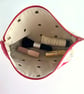 Large Make up Bag with Roses and Polka Dots - Image 9