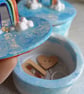 Upcycled rainbow and cloud trinket tin - Image 2