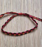 Adjustable Woven String Bracelet,Boho Stacker Bracelet, Unisex Gift (STK-0016) - Image 3
