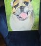 English bulldog painting - Freya - Image 3