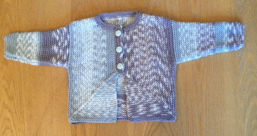 Baby jacket hand knitted 
