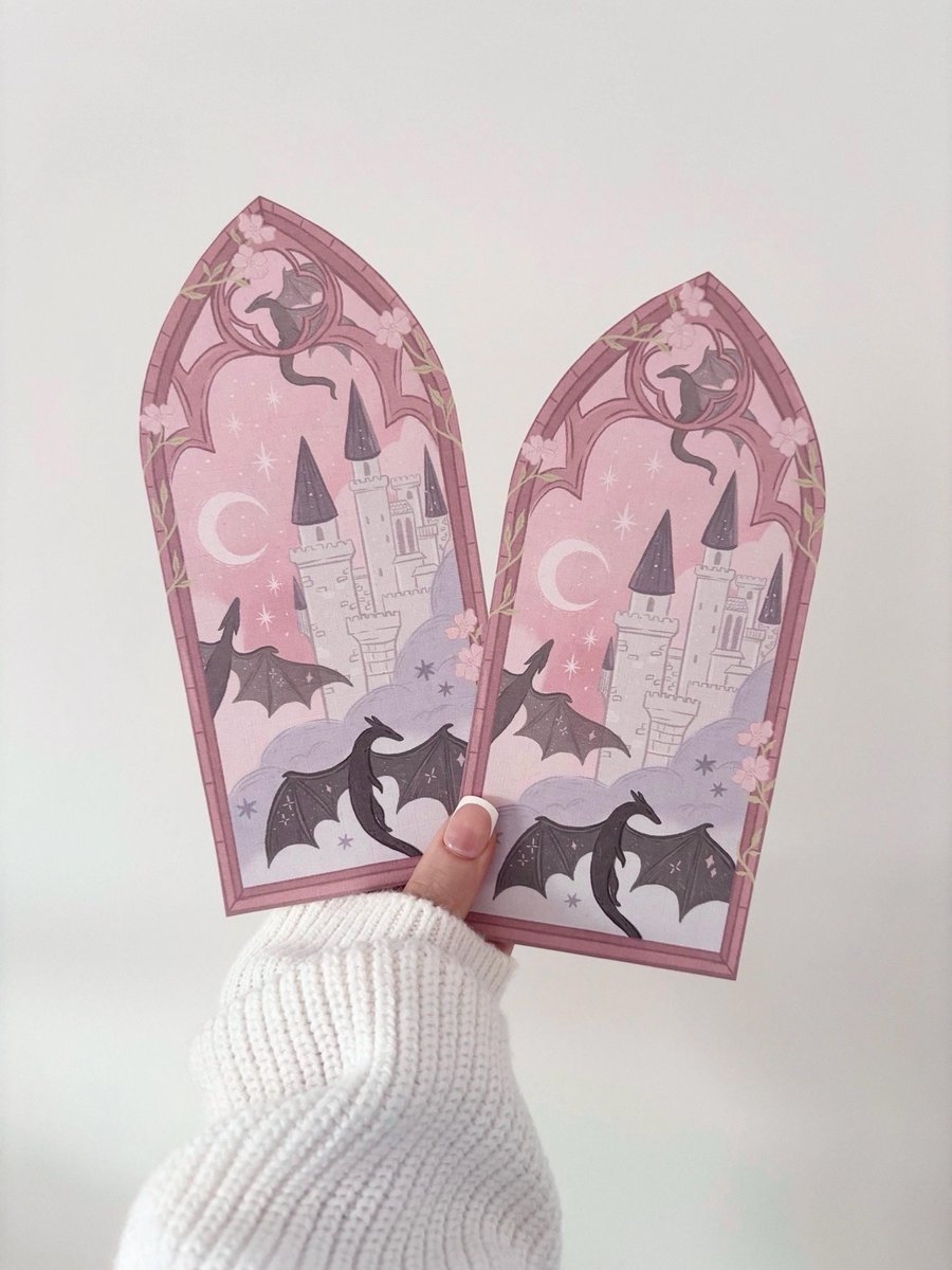 Dragon Arched Window Bookmark