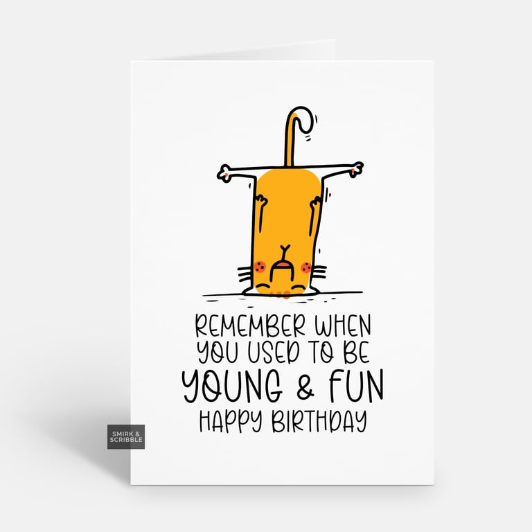 Unique Funny Birthday Card For Him Or Her 