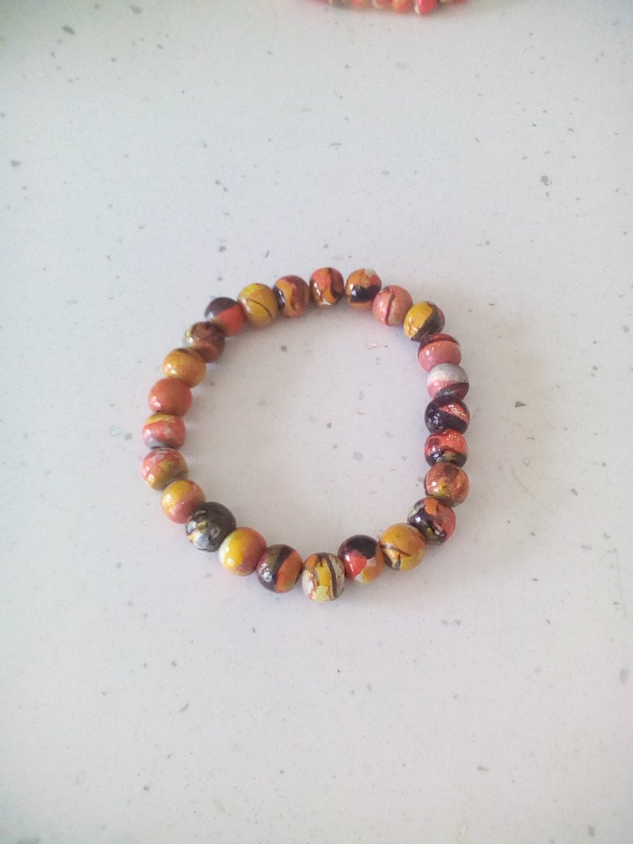 Wooden Beaded Bracelet