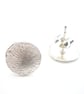 Silver Dandelion Earrings - Image 1